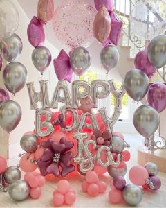 Happy Birthday balloons