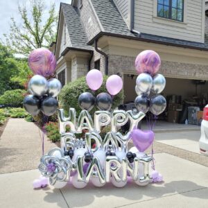 7 - BALLOON ARRAGEMENT BIRTHDAY - Artballoonsgr.com Event Planning, Balloon Decoration Company, Event Decoration, Balloon Artist, Balloon Bouquet in Detroit MI