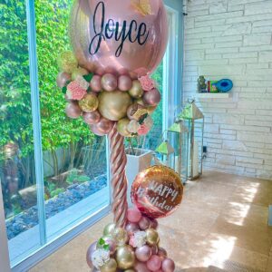 STAND BALLOON ARRAGEMENT - Artballoonsgr.com Event Planning, Balloon Decoration Company, Event Decoration, Balloon Artist, Balloon Bouquet in Detroit MI