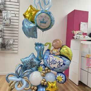 Balloon arragement Welcome baby, Balloon Bouquet in Detroit MI